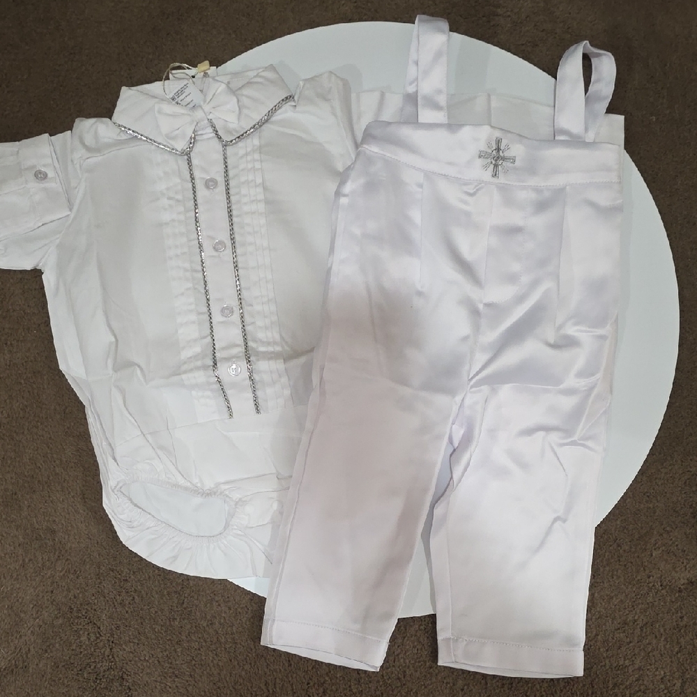 Elegant White Kids Matching Set